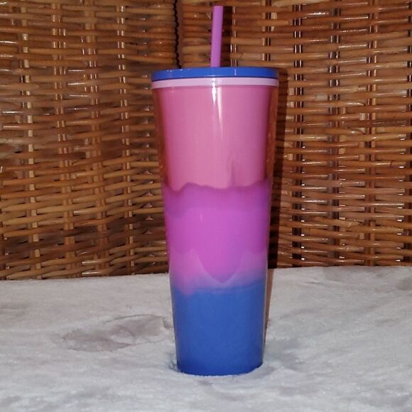 Starbucks Summer 2021 Pink Purple Waves Tumbler - Picture 3 of 5